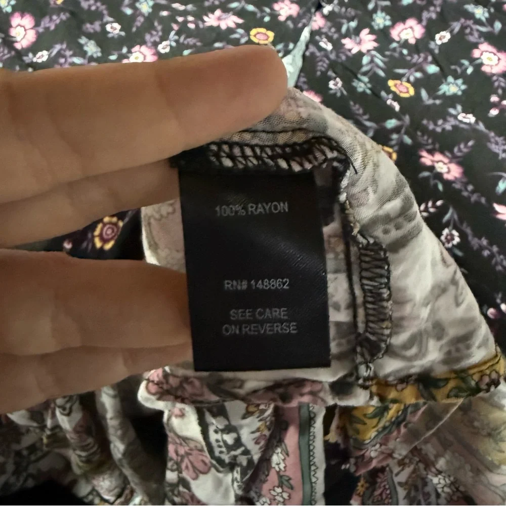 Torrid Floral Print Wrap Skirt - Picture 3 of 6